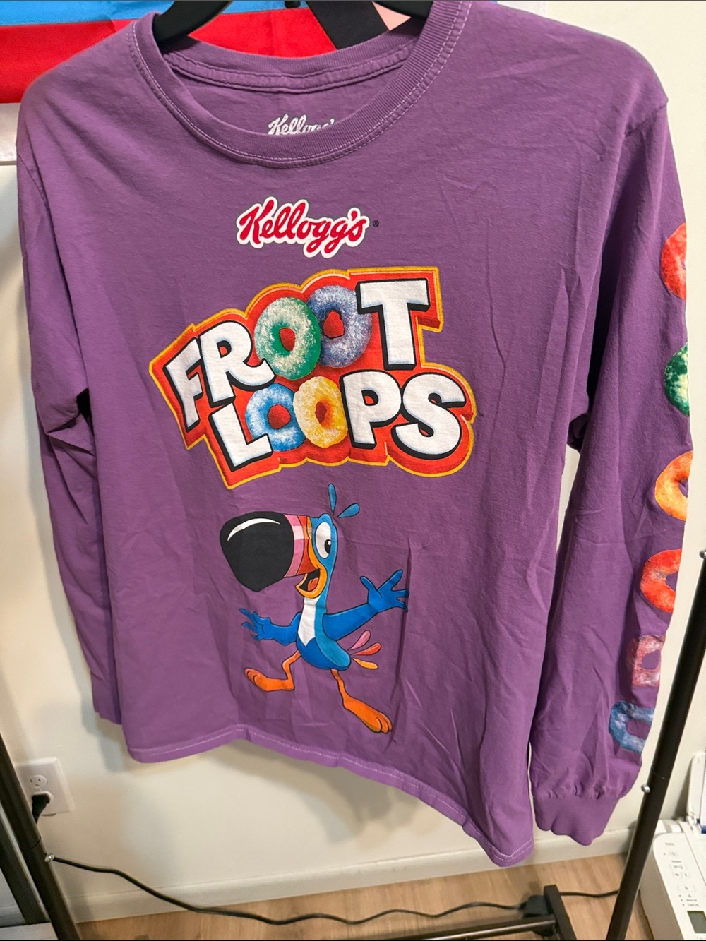 Froot Loops Long Sleeve Tee - Purple